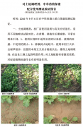 對土地調理劑、中草藥植保液配合使用測試驗證